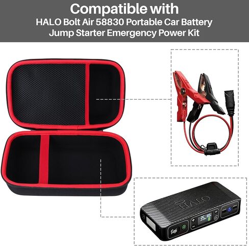 حقيبة تخزين Lebakort متوافقة مع Halo Bolt Air 58830 | بطارية السيارة المحمولة، مجموعة أدوات الطاقة في حالات الطوارئ in Kuwait