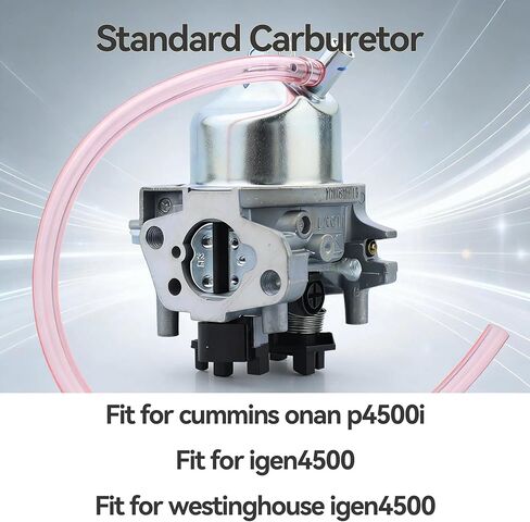 50040195 Carburetor Kit with 2 Stepper Motors Fit for Westinghouse IGen4500 4500W/3700W, Inverter Portable Generator 224CC Engine Parts Carb Replacement Fit for Cummins Onan P4500i in Saudi Arabia