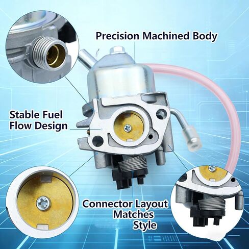 50040195 Carburetor Kit with 2 Stepper Motors Fit for Westinghouse IGen4500 4500W/3700W, Inverter Portable Generator 224CC Engine Parts Carb Replacement Fit for Cummins Onan P4500i in Saudi Arabia