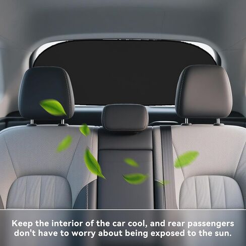 6PCS Car Windshield Sunshade, Foldable Vehicle Side Window Sun Shade with Storage Bag for Front & Rear Windshields, Privacy Protection Cover Block UV Rays, Keep Cool for Most Cars in Kuwait