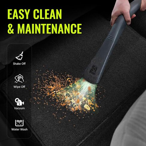 Nylon Floor Mats, Compatible with 84-91 BMW E30 3 Series Coupe Black Front Rear 4 Pieces Full Set Interior Car Carpets Liner in Saudi Arabia