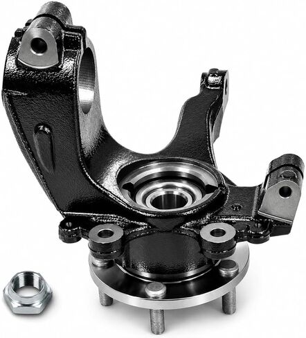 Front Right Steering Knuckle Compatible with Mazda 3 2010-2013, Passenger Side Wheel Hub Carrier Assembly, Replace BBM2-33-021C BBM2-33-021 BBM233021 686-380 in Kuwait