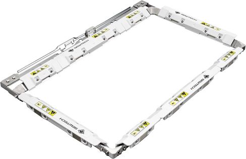 Brewland Magnetic Hoop for Brother PR1X, PR670E, PR680W, PR1000, PR1000E, PR1050X, PR1055X, PR1060W Embroidery Machines, Metal Sash Frame (8x14inch(360x200mm), PRMS360) in Saudi Arabia