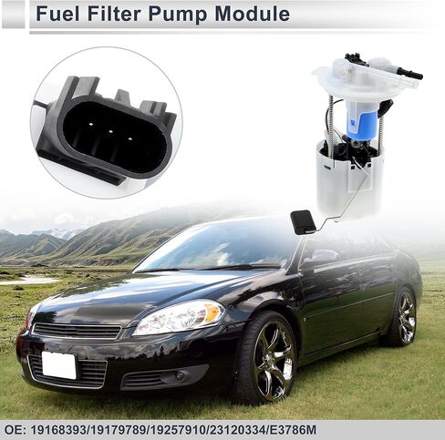 مجموعة مضخة الوقود الكهربائية لسيارة تشيفي إمبالا 2008 2009 2010 2011 V6 3.5L وحدة مضخة فلتر الوقود مع مصفاة المدخل رقم 19168393/E3786M in Kuwait