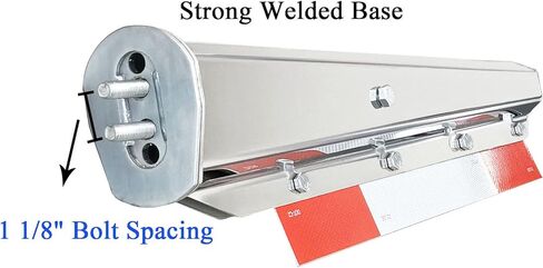 1 1/8" Tapered Mud Flaps Hangers for Semi Truck Stainless Steel Mudflap Hangers with 1/5" Thick 24"×30" Mudflaps in Saudi Arabia