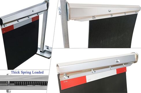 1 1/8" Tapered Mud Flaps Hangers for Semi Truck Stainless Steel Mudflap Hangers with 1/5" Thick 24"×30" Mudflaps in Saudi Arabia