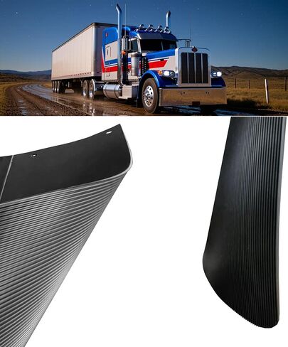 1 1/8" Tapered Mud Flaps Hangers for Semi Truck Stainless Steel Mudflap Hangers with 1/5" Thick 24"×30" Mudflaps in Saudi Arabia