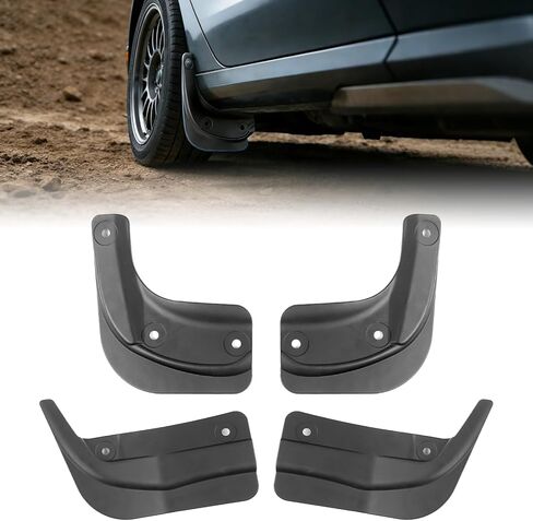 Car Mud Flaps Compatible with Tesla Model 3 2024 Front & Rear Splash Guards Mudguard Mudflaps Car Accessories for Model 3 (Thickened Version, 4 pcs) in Saudi Arabia