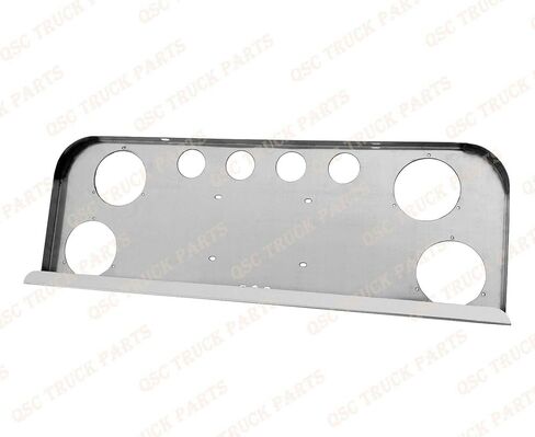 Stainless Steel Rear Center Light Panel w/Cutout + 2.5" Mud Flap Hanger Set in Saudi Arabia