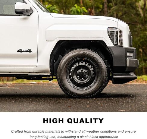 قطعتان من شعار التعتيم ثلاثي الأبعاد 4×4، ملصق معدني تلقائي عصري 4×4 مع لاصق قوي، شارة شعار مقاومة للماء ديكور خارجي لمعظم شاحنات سيارات السيدان وسيارات الدفع الرباعي، وإكسسوارات السيارة (أسود) in Kuwait