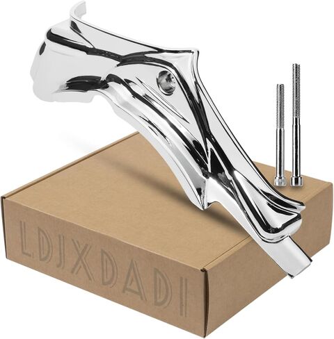 Motorcycle Cylinder Base Side Covers Fit for Touring Road King Road Street Electra Glide 2007-2016 Dyna Fat Bob Low Rider Super Glide 2006-2017 （Chrome） in Saudi Arabia