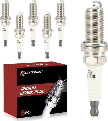 Iridium Spark Plugs Set of 6 6619 Compatible with 2005-2015 Toyota Tacoma Camry Avalon 4Runner FJ Cruiser Highlander RAV4 Sienna Tundra Venza 3.5L 4.0L & 2007-2015 Lexus RX350 ES350 3.5L #LFR6AIX-11 in Saudi Arabia