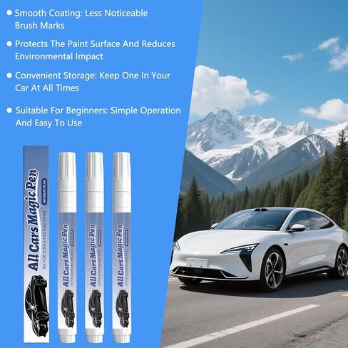 3Pcs All Cars Magic Pen,Car Scratch Remover Pen,Magic Pen for Car Scratches,Quick Fix for Scratches and Paint Damage,All Cars Magic Pen for Car Scratches All Color in Saudi Arabia