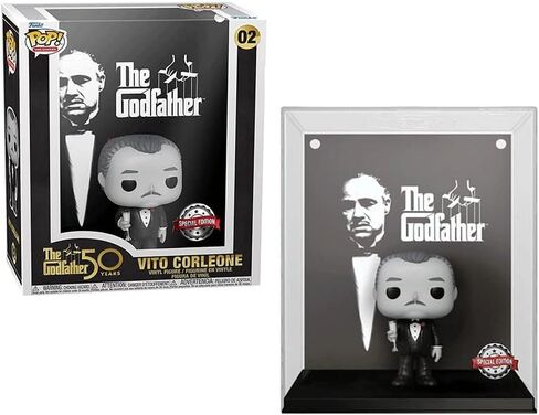 Funko The Godfather 50 Years Movie Cover Display - Vito Corleone Pop! Vinyl Collectible Figure - Limited Edition Exclusive (62486) in Kuwait