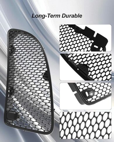 2Pcs Front Hood Vent Grille Cover Fit for Mercedes-Benz R171 SLK280 SLK300 SLK350 SLK55 2005-2011 Replace 1718800385 1718800485, Left and Right in Saudi Arabia