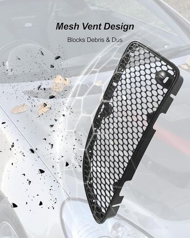 2Pcs Front Hood Vent Grille Cover Fit for Mercedes-Benz R171 SLK280 SLK300 SLK350 SLK55 2005-2011 Replace 1718800385 1718800485, Left and Right in Saudi Arabia