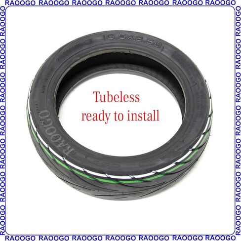 10.5X2.50 or 10.5x2.5 Tire Tubeless Scooter Tire for NIU KQi300P & KQi300X Electric Scooter in Saudi Arabia