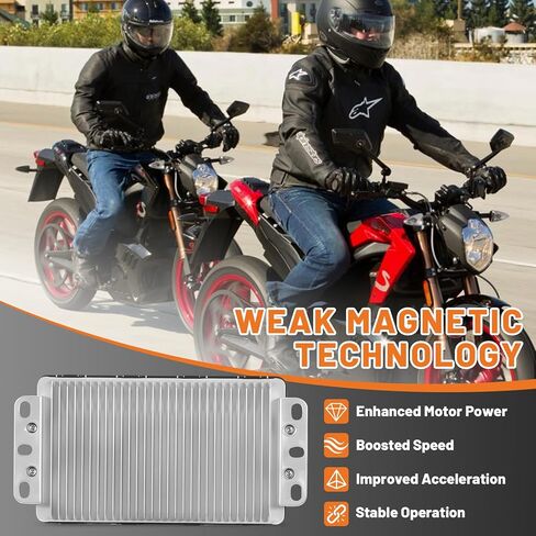 Universal 48V-72V E-Bike Programmable Controller Fit for Electric Dirt Bike Scooter Motorcycle Motor Control Box 170A Programmable Sine Wave Control Module for VOTOL EM50-4, 72300 in Kuwait