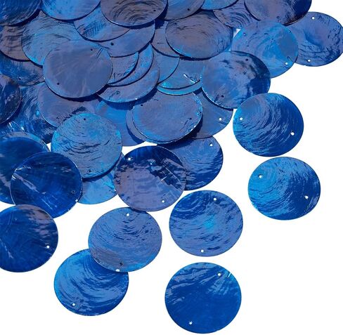 قذائف كابيز مستديرة قطع قذائف طبيعية سحر 2 ثقوب قذيفة عملة الخرز للرياح الدقات ستارة الباب ضوء السقف الحرف صنع المجوهرات الحرف اليدوية in Kuwait