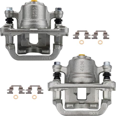 IRONTEK 19B6037A+19B6036A Rear Brake Caliper Passenger & Driver Side Caliper Assembly Fit 2009-2013 for Suzuki Grand Vitara in Saudi Arabia