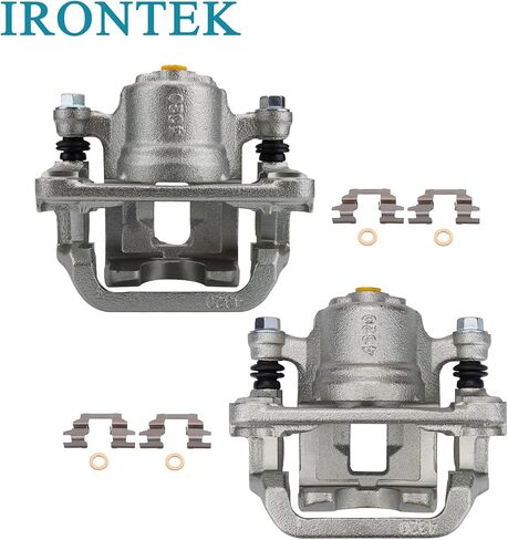 IRONTEK 19B6037A+19B6036A Rear Brake Caliper Passenger & Driver Side Caliper Assembly Fit 2009-2013 for Suzuki Grand Vitara in Saudi Arabia