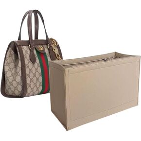 Push Organizer for new Ophidia Tote bag felt insert3043Light brown-S