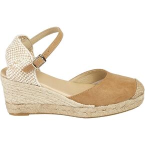 Canvas Wedge Women's Sandals with 2.7 Inch Heel and Breathable Cotton Canvas Upper and 100% Natural Jute Midsole for All Casual Occasions