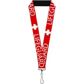 Buckle-Down Men's Lanyard-Lifeguard Quote, Multicolor, Standard
