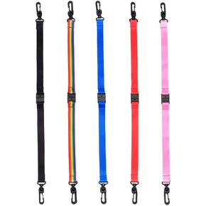 Chainchilla K1 Mask Lanyard Breakaway Face Mask Lanyards for Kids Polyester Facemask Lanyards 14inch Mix1 5pcs in Kuwait