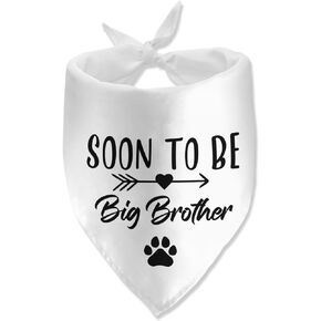 Soon to Be Big Brother Dog Bandana Pregnancy Announcement Dog Bandana Pet Scarf Pet Accessories for Pet Dog Lover Pregnancy Reveal Ideas