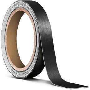 VViViD Black Brushed Metallic Air-Release Adhesive Vinyl Pinstripe Tape Roll (1 Inch x 20ft)