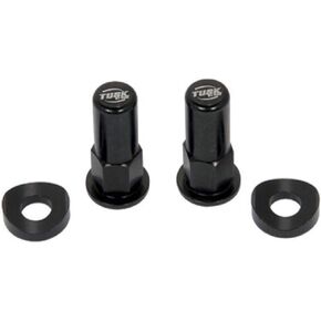 Tusk Rim Lock Nut/Spacer Kit Black
