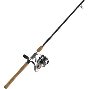 Quantum Reliance Spinning Reel and Fishing Rod Combo, Durable Graphite Rod with Cork Handle, Saltwater or Freshwater Ready with Fully Sealed Fishing Reel