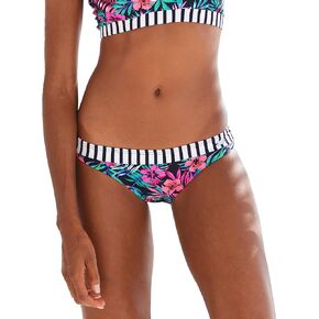 LASCANA Women's Mixed Print Classic Bikini Swimwear Bottom
