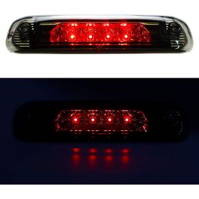 Tresound LED 3rd Third Brake Light For 1997-2001 Jeep Cherokee Center High Mount Lamp (Red Lens)