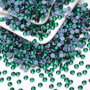 10000PCS Clear Hotfix Rhinestones Bulk, Glass Crystal Hot Fix Rhinestones for Crafts Clothes DIY Decoration, SS10, 2.7-2.9mm