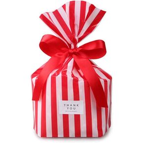 YESON Clear Cellophane Treat Bags Cello Cookie Candy Plastic Bag, blue 6x9 Inch Bags，Pack of 50