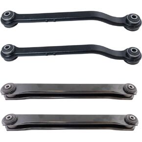 TRQ Rear Control Arm Upper & Lower 4pc Set Kit for 2007-2010 Chevy Avalanche / 2002-2010 Cadilla Escalade / 2003-2010 Cadillac Escalade ESV / 2000-2010 Chevy Tahoe / 2000-2010 GMC Yukon