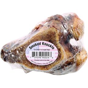 Large Smoked Knuckle Dog Bone Made In Usa Healthy Pet Chew By Best Buy Bones
