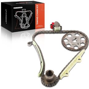 A-Premium 6-PC Engine Timing Chain Kit Compatible with Saturn SC1 1999-2002, SL 1999-2002, SL1 1999-2002, SW1 1999 - SOHC, L4 1.9L