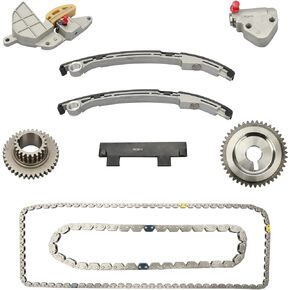 MAYASAF Engine Timing Chain Kit for Nissan 02-06 Altima, for Nissan 02-06 Sentra, for Nissan 02-06 X-Trail