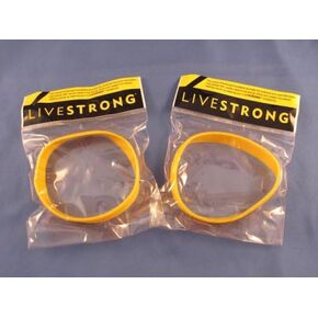 Sealed Livestrong Armstrong Wristband Combo Adult & Youth Set