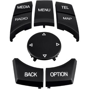 Multimedia IDrive Knob Control Button Fits for BMW 1 3 5 X1 X3 X5 X6 Series BMW F20 F22 F30 F34 F36 F10 F02 F06 F25 F15 Replaces 6582 9206 446-C Menu Cap Knob Button (Model A) in Saudi Arabia