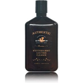 GRIFFIN Western Leather Cleaner (8 oz.) - Non-Toxic Cleaning Formula for Cowboy Boots, Leather Apparel, Furniture, Auto Interiors and More! - Made in The USA Brown