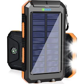 𝟮𝟬𝟮𝟰 𝙐𝙥𝙜𝙧𝙖𝙙𝙚 Solar Charger Power Bank, 38800mAh Portable Charger Fast Charger Dual USB Port Built-in Led Flashlight and Compass for All Cell Phone and Electronic Devices