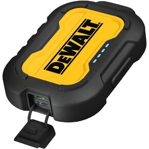 DEWALT 10,000mAh Powerbank — 10K Small Portable Charger Power Bank — Portable Battery Charger — Durable Slim Power Bank Battery Pack — Power Bank Fast Charging USB C iPhone Portable Charger Android