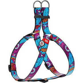 Nylon Dog Harness for Small Dogs, Medium & Large Dogs with QR ID Tag - Puppy Harness with Adjustable Size for Male & Female Dogs - Wow S