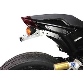 Aeromach® CI-8200 Indian FTR High Mount License Plate Relocation Bracket/Fender Eliminator Kit - Black - Fits ALL FTR Indian Models - Made in USA