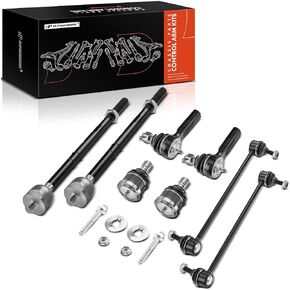 A-Premium 8Pcs Front Suspension Kit, Sway Bar Link Lower Ball Joint Inner Outer Tie Rod End, Compatible with Ford Escape, Mazda Tribute, Mercury Mariner, 2008-2009