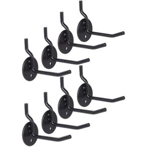 10Pack Pegboard Hooks Fits Any Peg Board - Organize Necklaces, Jewelry, Retail Items, Keys, Craft or Mobile Phone Accessories Display Hole Plate Hook (4", White)